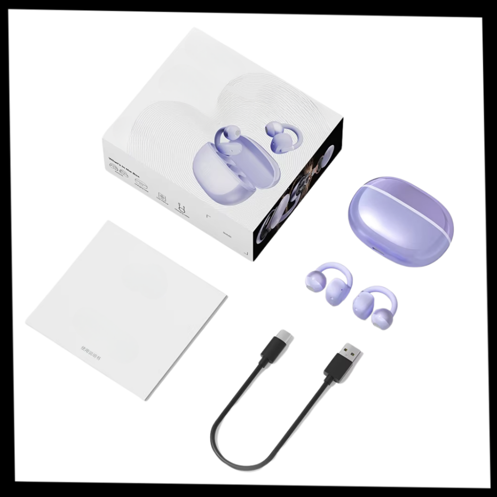 Bluetooth Open-Ear Clip-On Earbuds