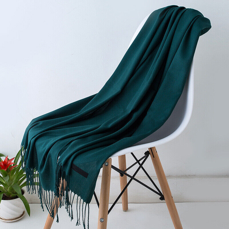 Women's Long Tassel Winter Wrap Shawl