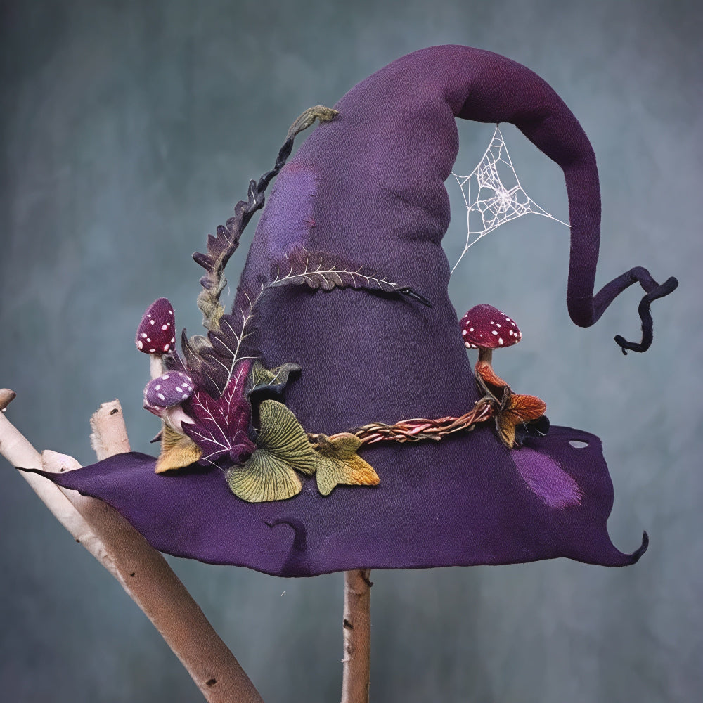 Handmade Felted Merino Wool Witch Hat