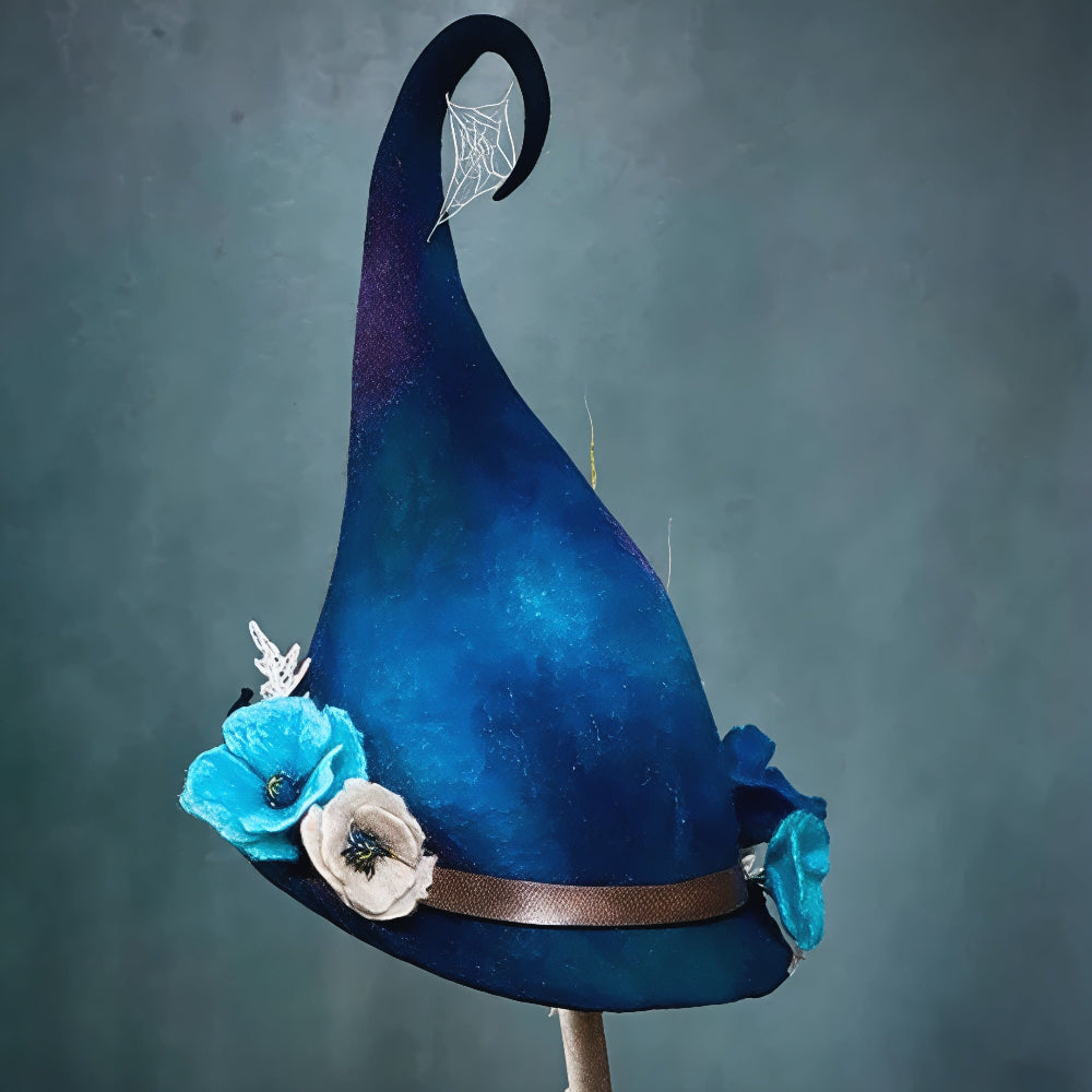 Handmade Felted Merino Wool Witch Hat