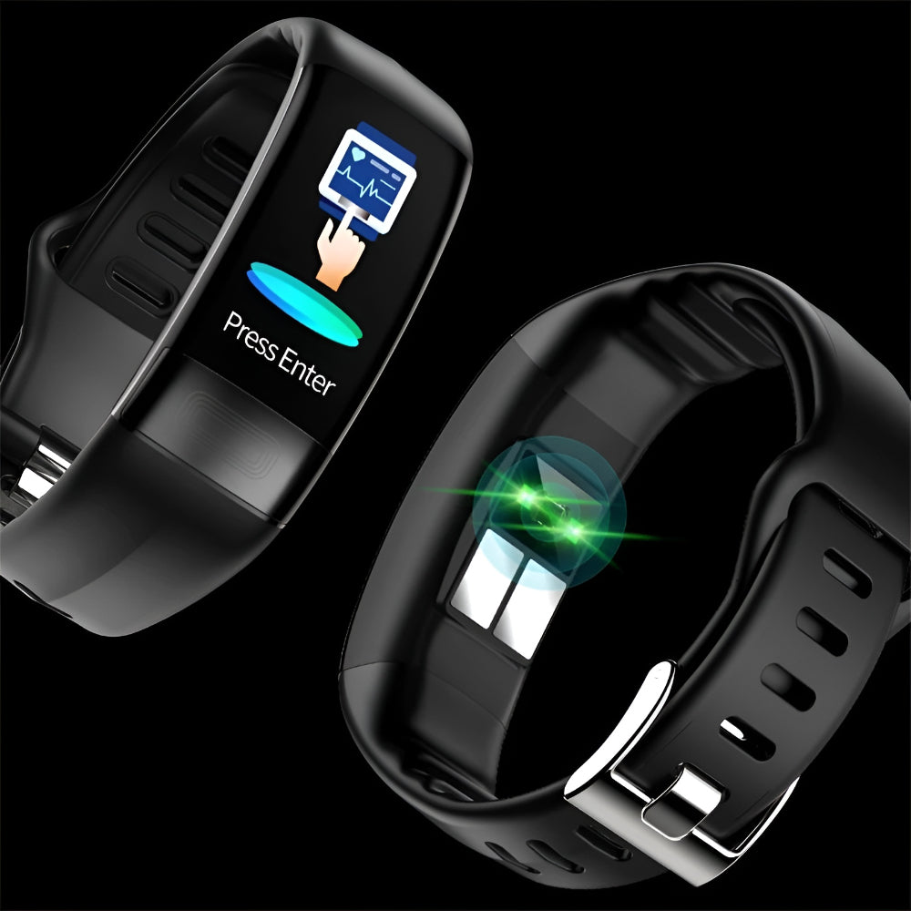 Waterproof Touchscreen Fitness Smartwatch with Heart Rate Monitor