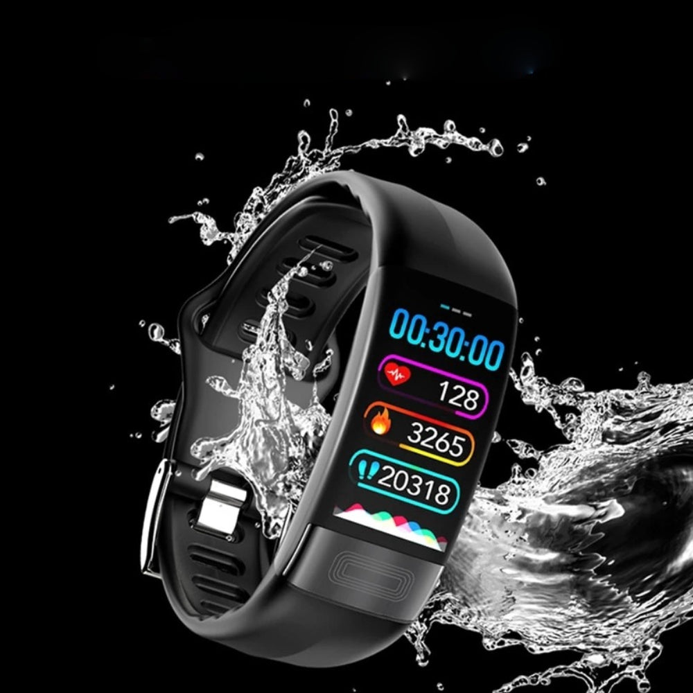 Waterproof Touchscreen Fitness Smartwatch with Heart Rate Monitor