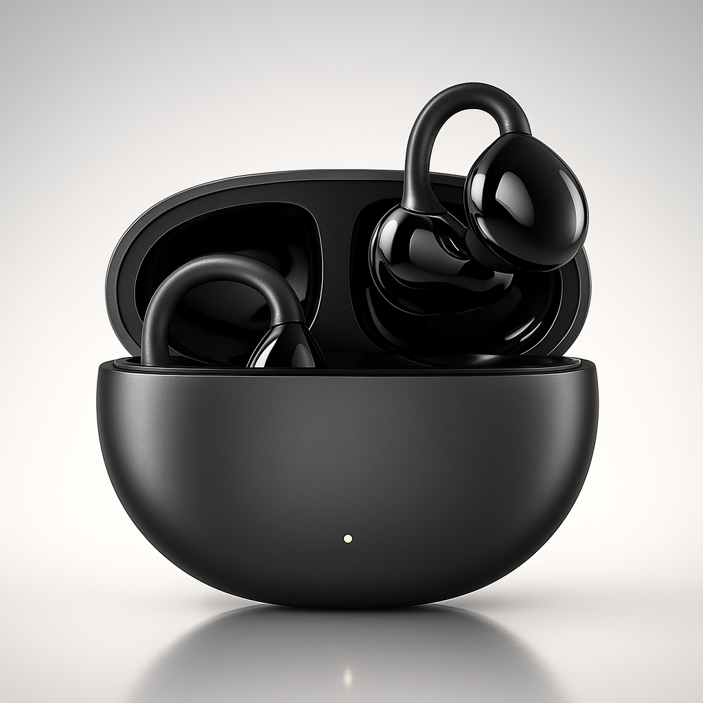 Bluetooth Open-Ear Clip-On Earbuds