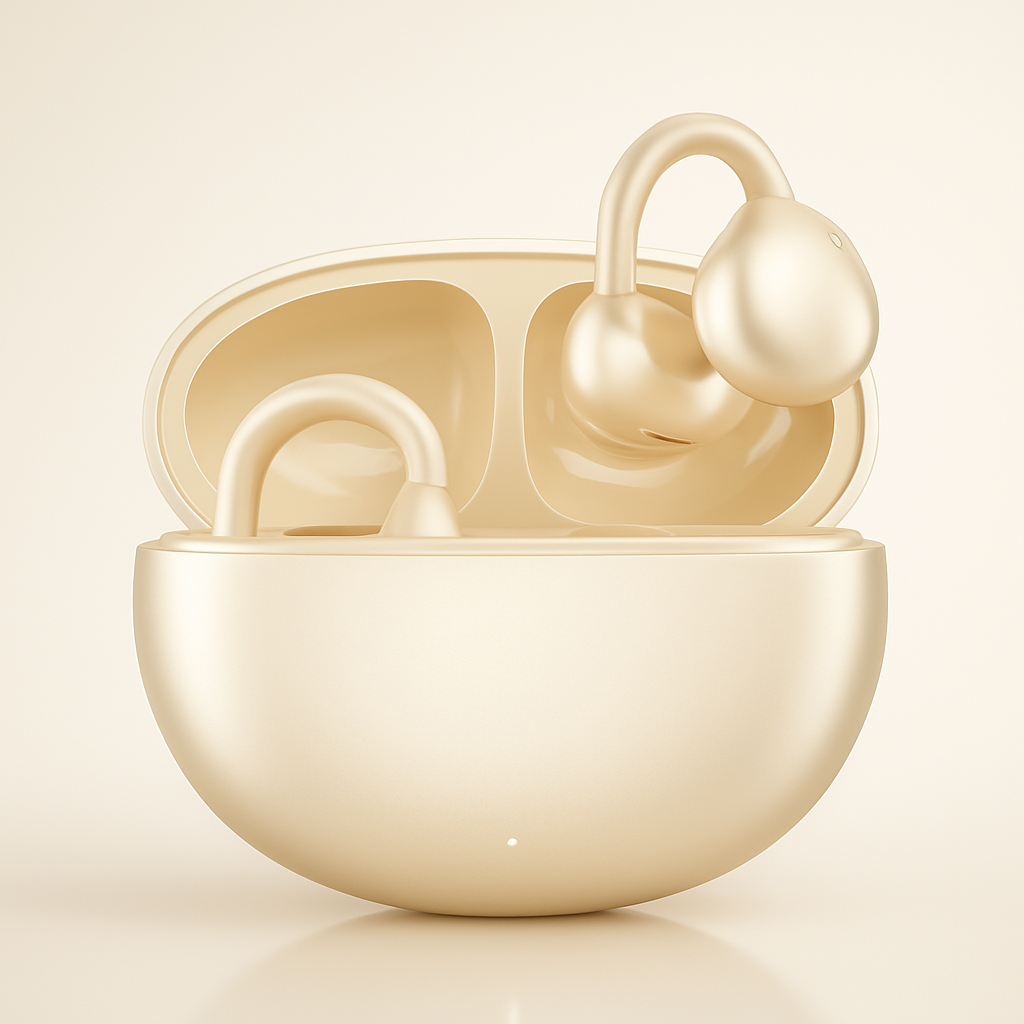 Bluetooth Open-Ear Clip-On Earbuds