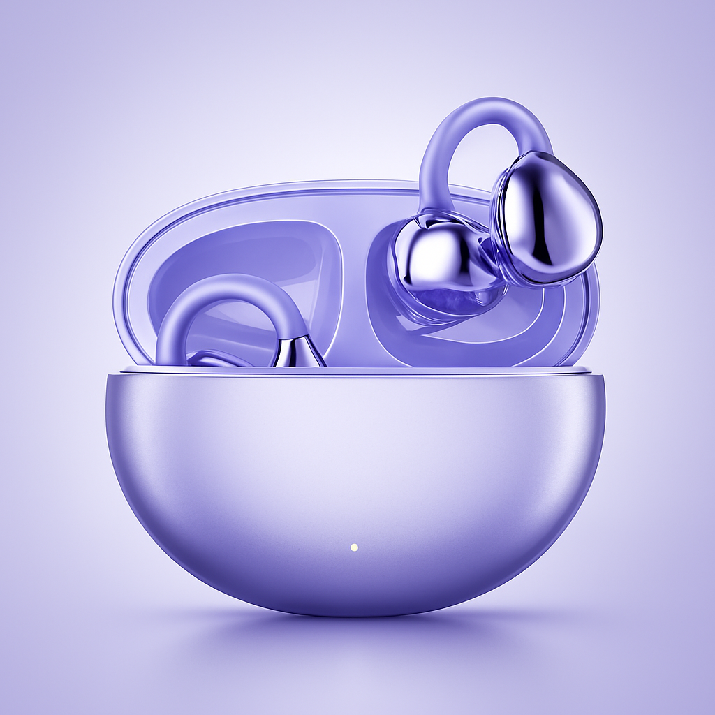 Bluetooth Open-Ear Clip-On Earbuds