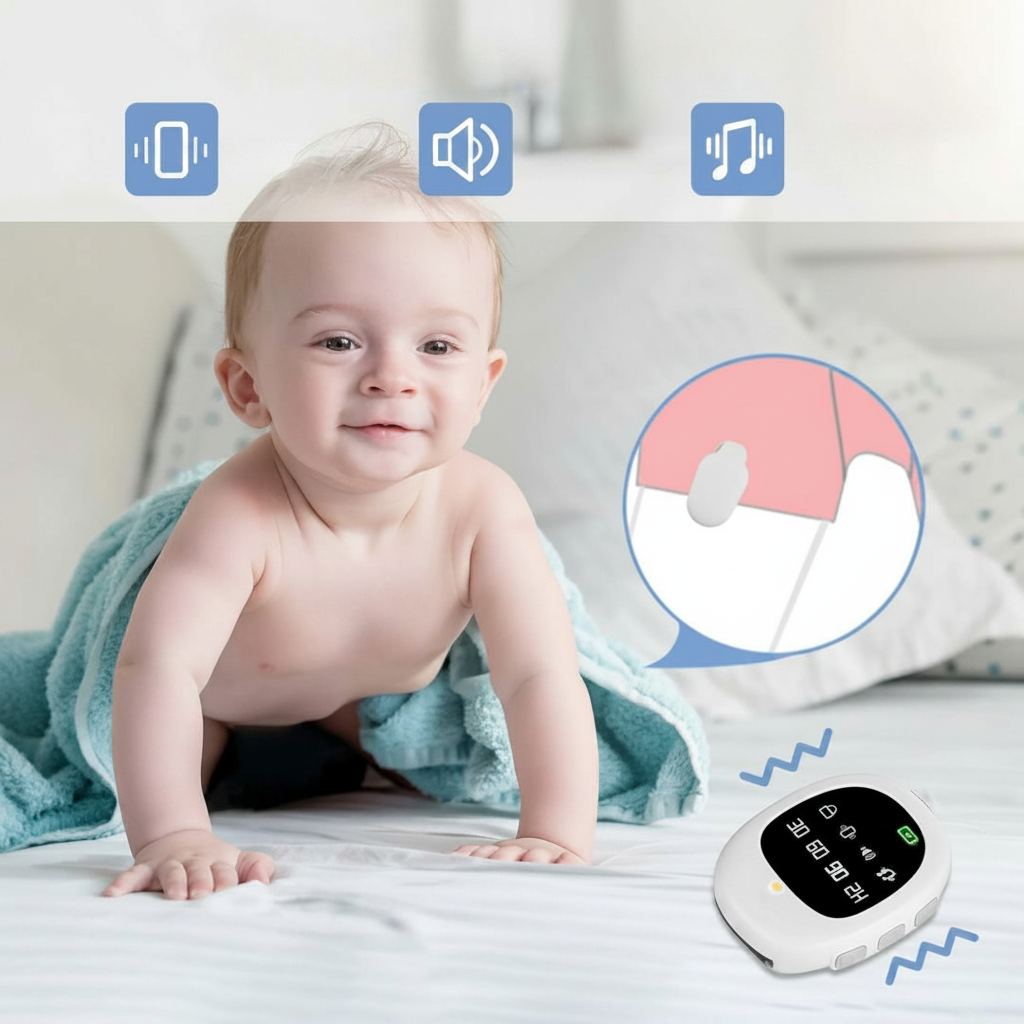 Vibrating Wireless Bedwetting Alarm for Potty Training