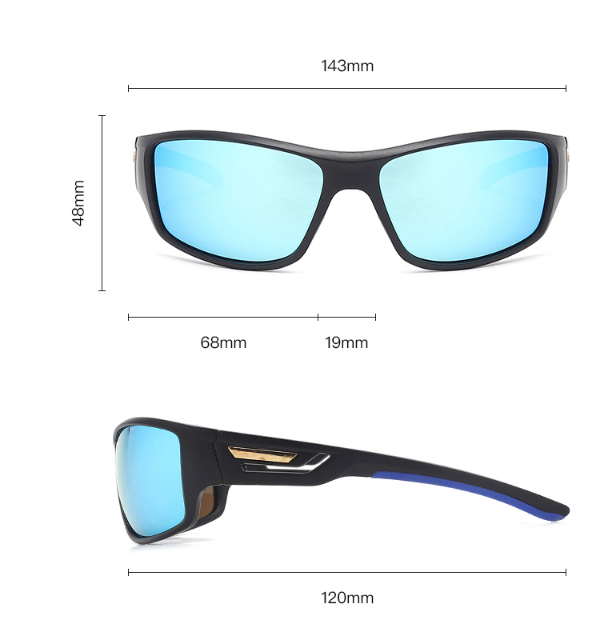 UV-Protective Polarized Military-Style Sunglasses