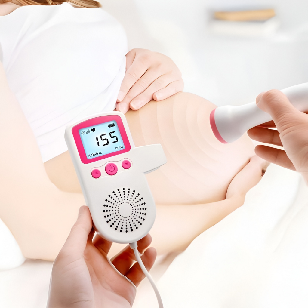 Fetal Heart Rate Tracker with LCD Screen and Audio Playback