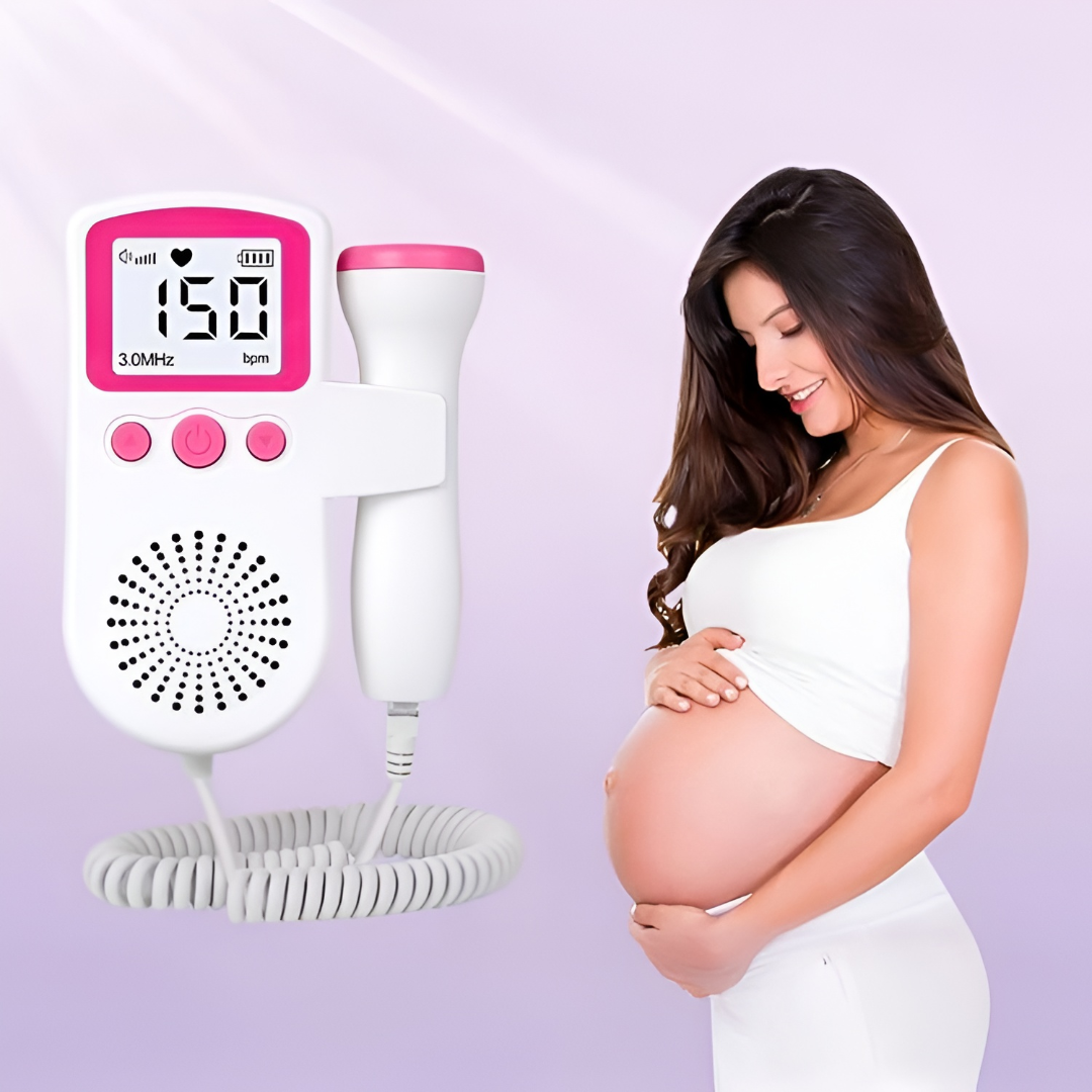 Fetal Heart Rate Tracker with LCD Screen and Audio Playback