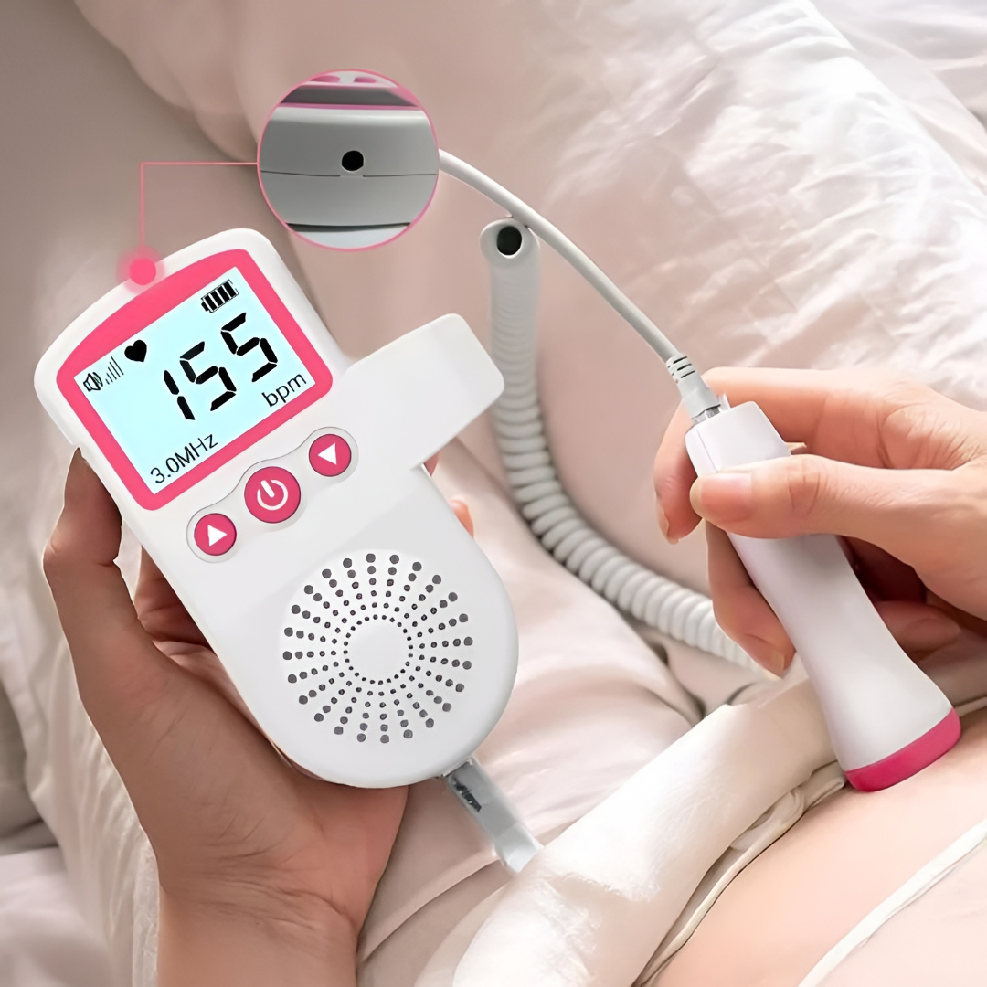 Fetal Heart Rate Tracker with LCD Screen and Audio Playback