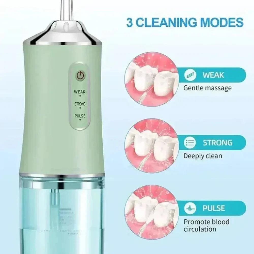 Portable Rechargeable Oral Irrigator for Deep Cleaning