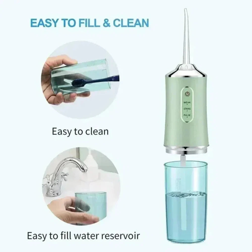 Portable Rechargeable Oral Irrigator for Deep Cleaning