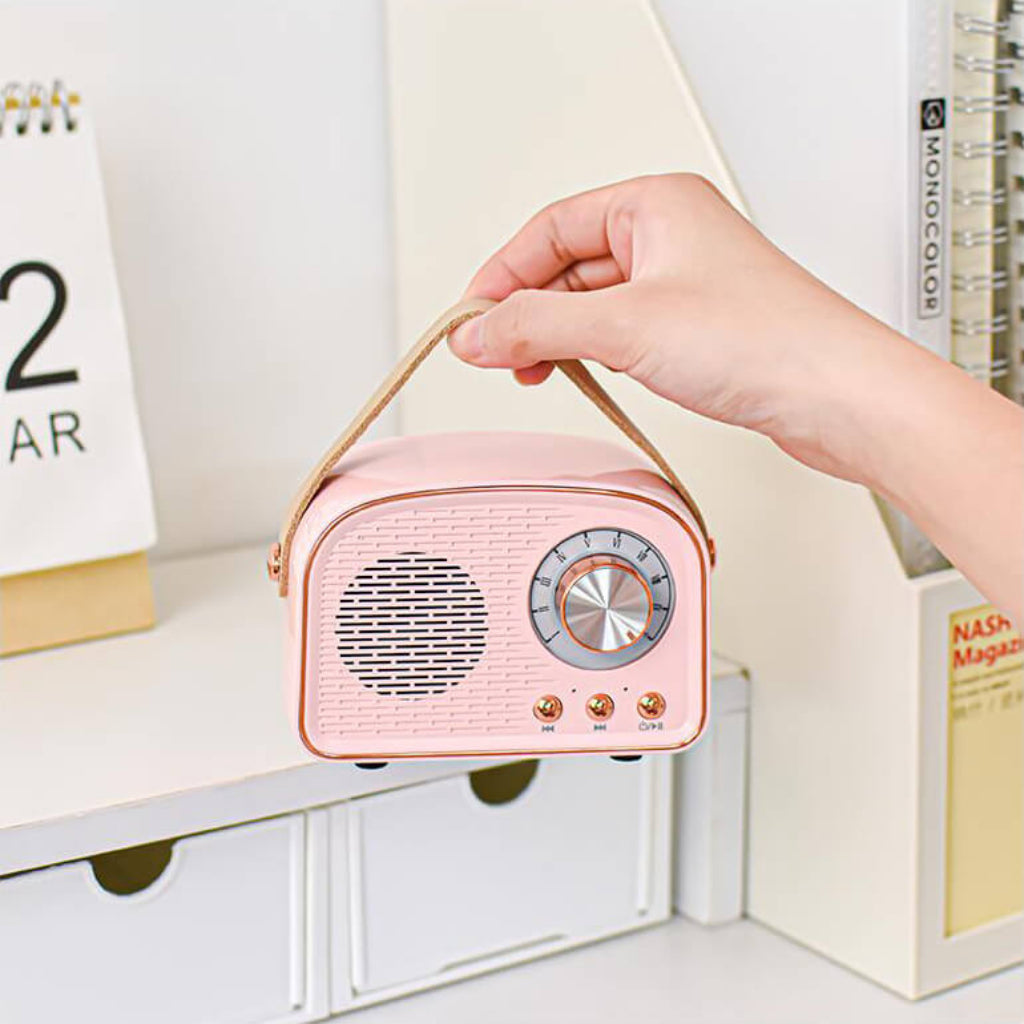 Retro Portable Wireless Bluetooth Radio Speaker