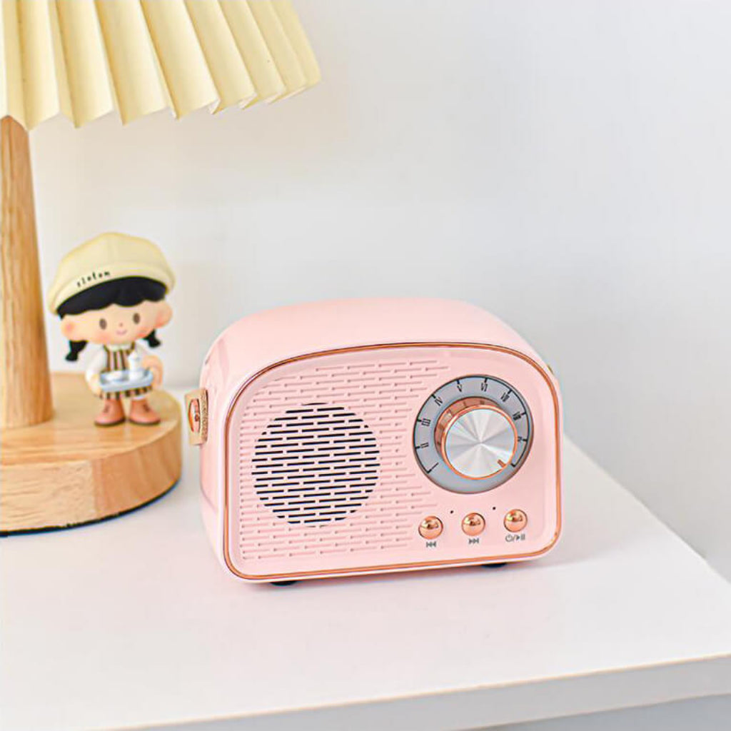 Retro Portable Wireless Bluetooth Radio Speaker