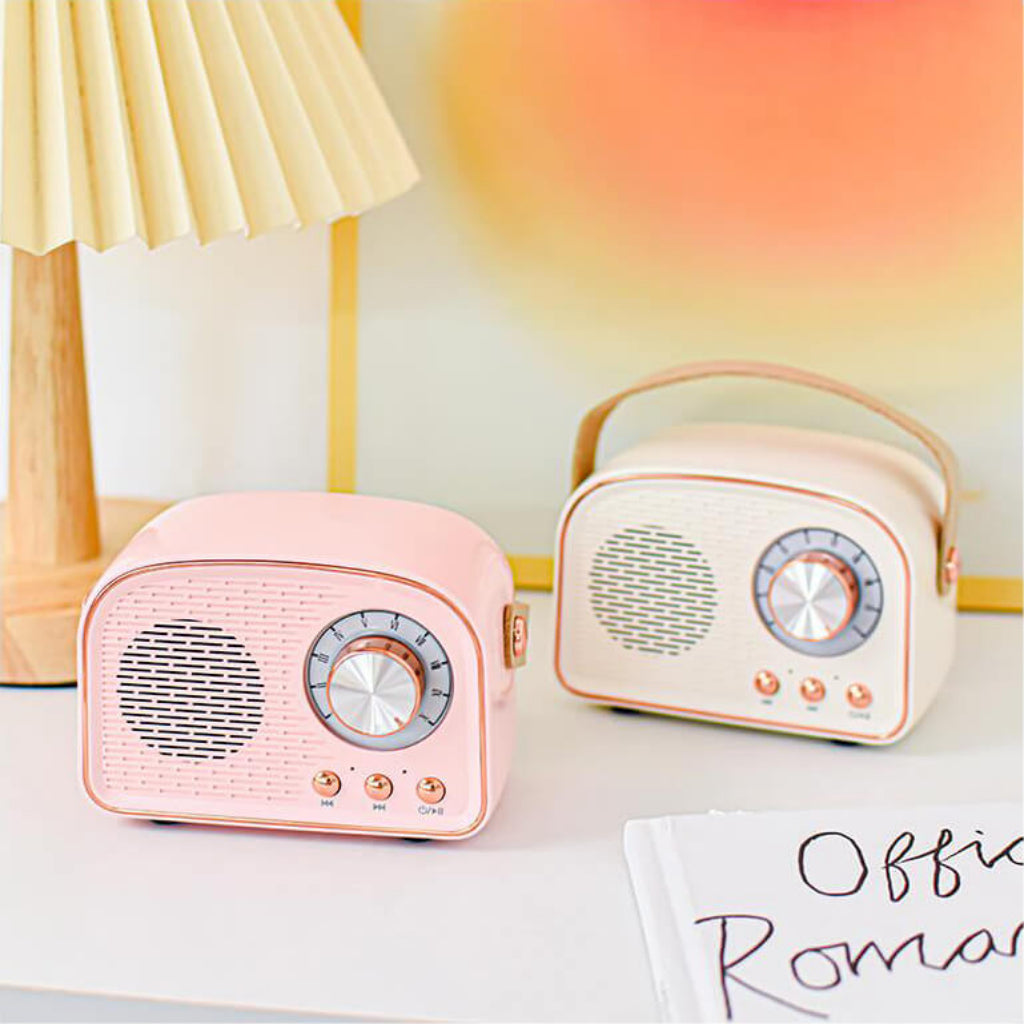 Retro Portable Wireless Bluetooth Radio Speaker