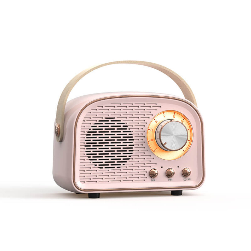 Retro Portable Wireless Bluetooth Radio Speaker