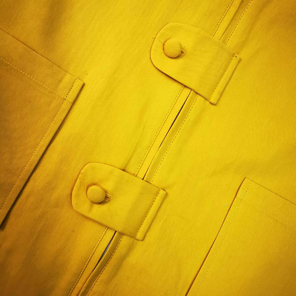 Yellow Hooded Rain Jacket Costume for Halloween