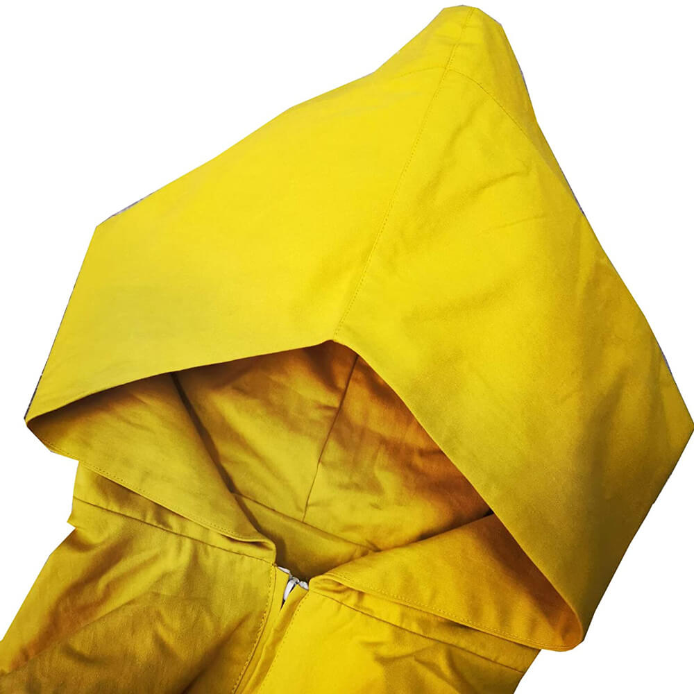Yellow Hooded Rain Jacket Costume for Halloween