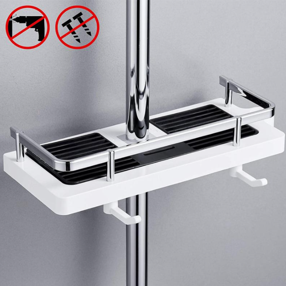 Stainless Steel Shower Caddy Storage Shelf