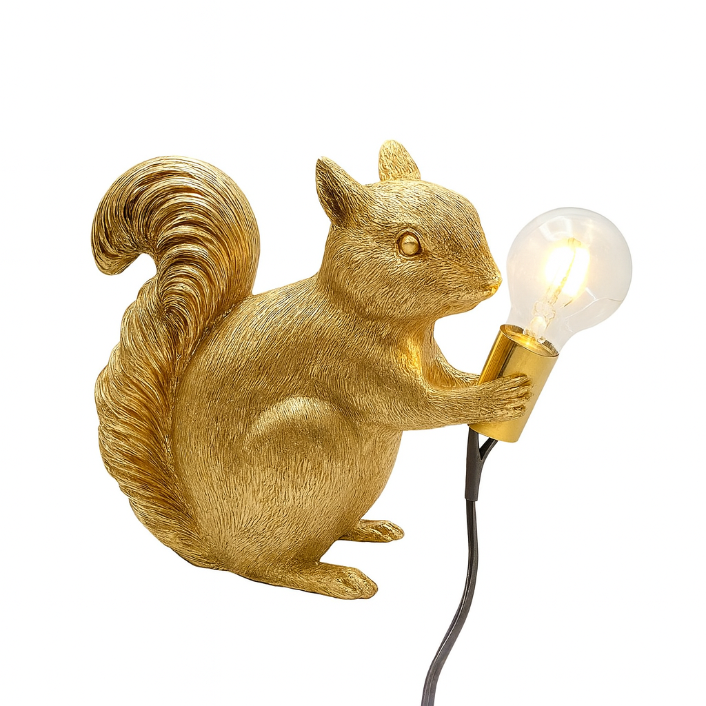 Table Lamp LED Squirrel Kids Bedroom Decorative Light