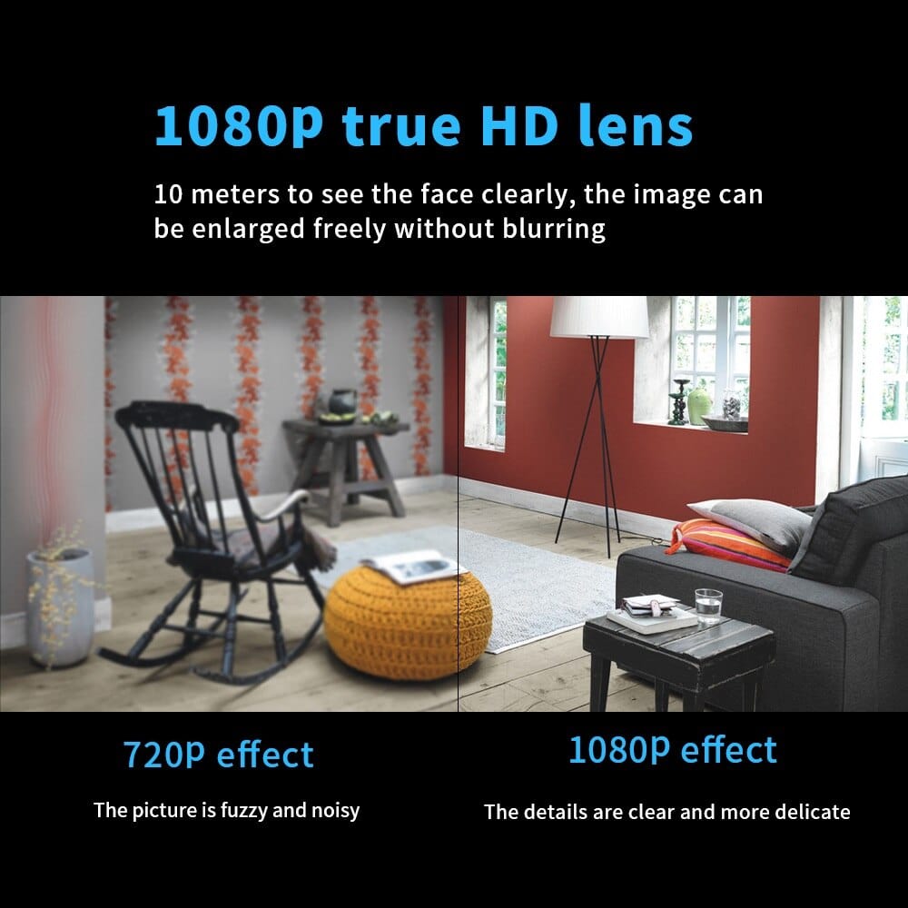 Compact Wireless HD Home Surveillance Camera