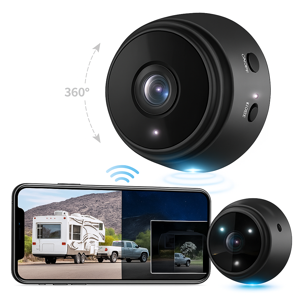 Backup Camera Wireless Magnetic Vehicle Night Vision Monitor