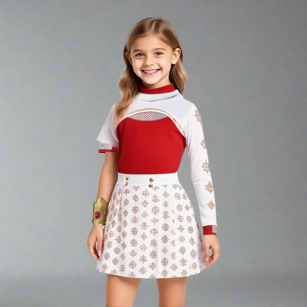 Red Vampire Halloween Costume Outfit