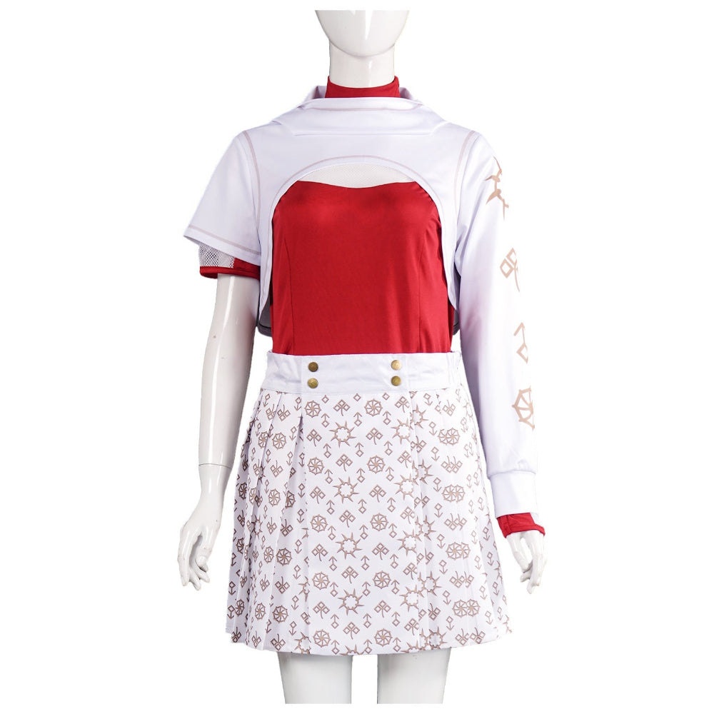 Red Vampire Halloween Costume Outfit