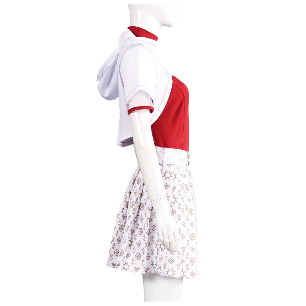Red Vampire Halloween Costume Outfit