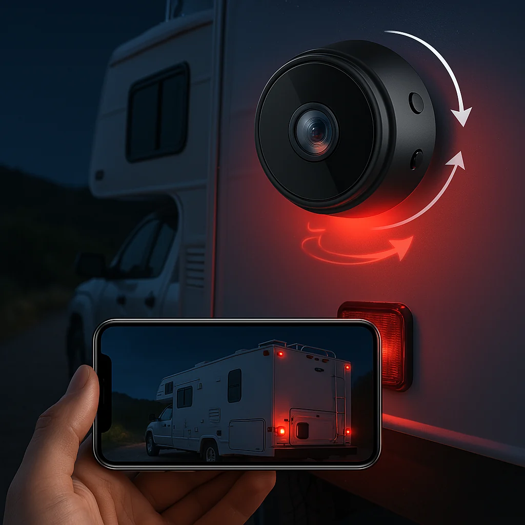 Backup Camera Wireless Magnetic Vehicle Night Vision Monitor