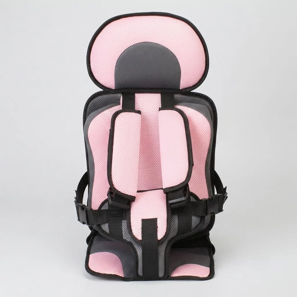 Portable Kids Booster Chair with 5-Point Harness Support