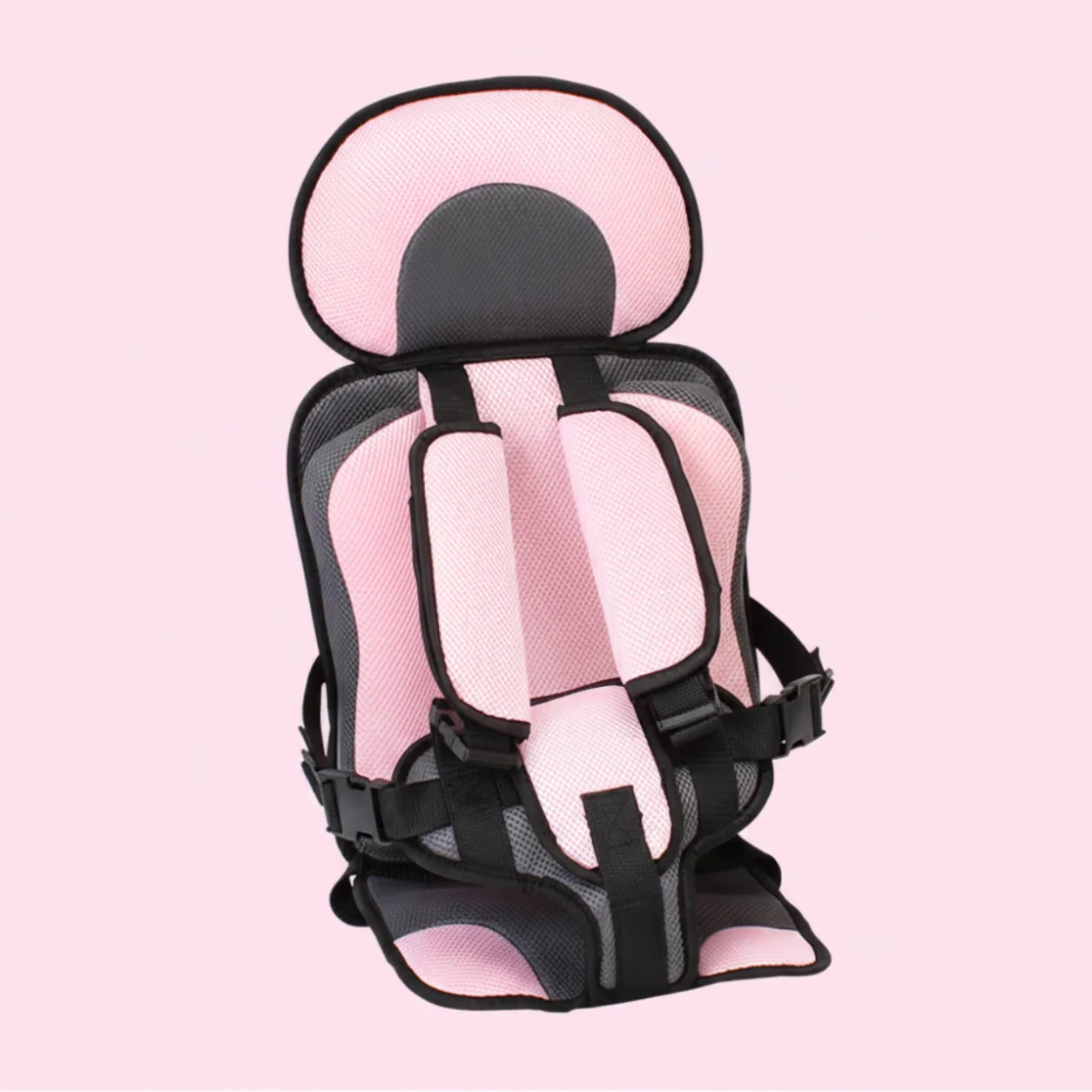 Portable Travel Toddler Booster Seat with Harness Support