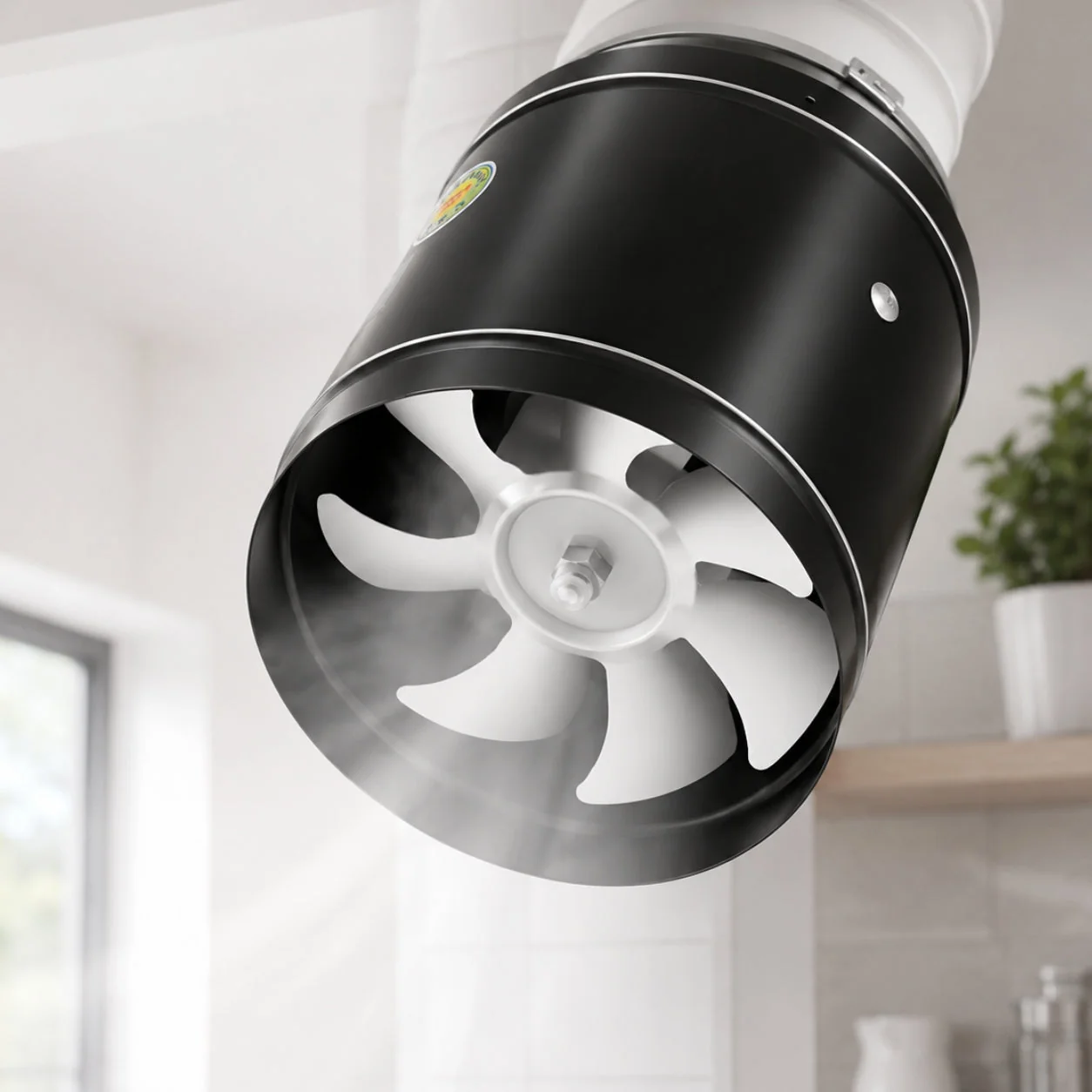 Wall-Mounted Silent Kitchen Extractor Fan