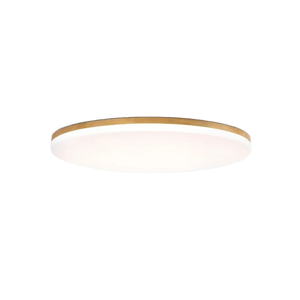 Ceiling Light LED Flush Mount Wood Modern Bedroom Fixture