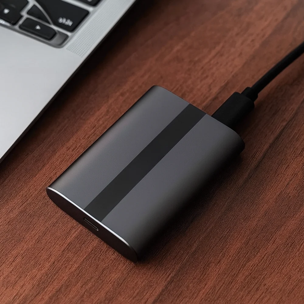 External Hard Drive Portable SSD USB C Storage Device