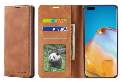 Leather iPhone Case with Magnetic Closure