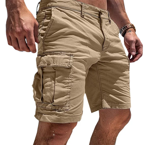 Men's Cargo Shorts Rear View
