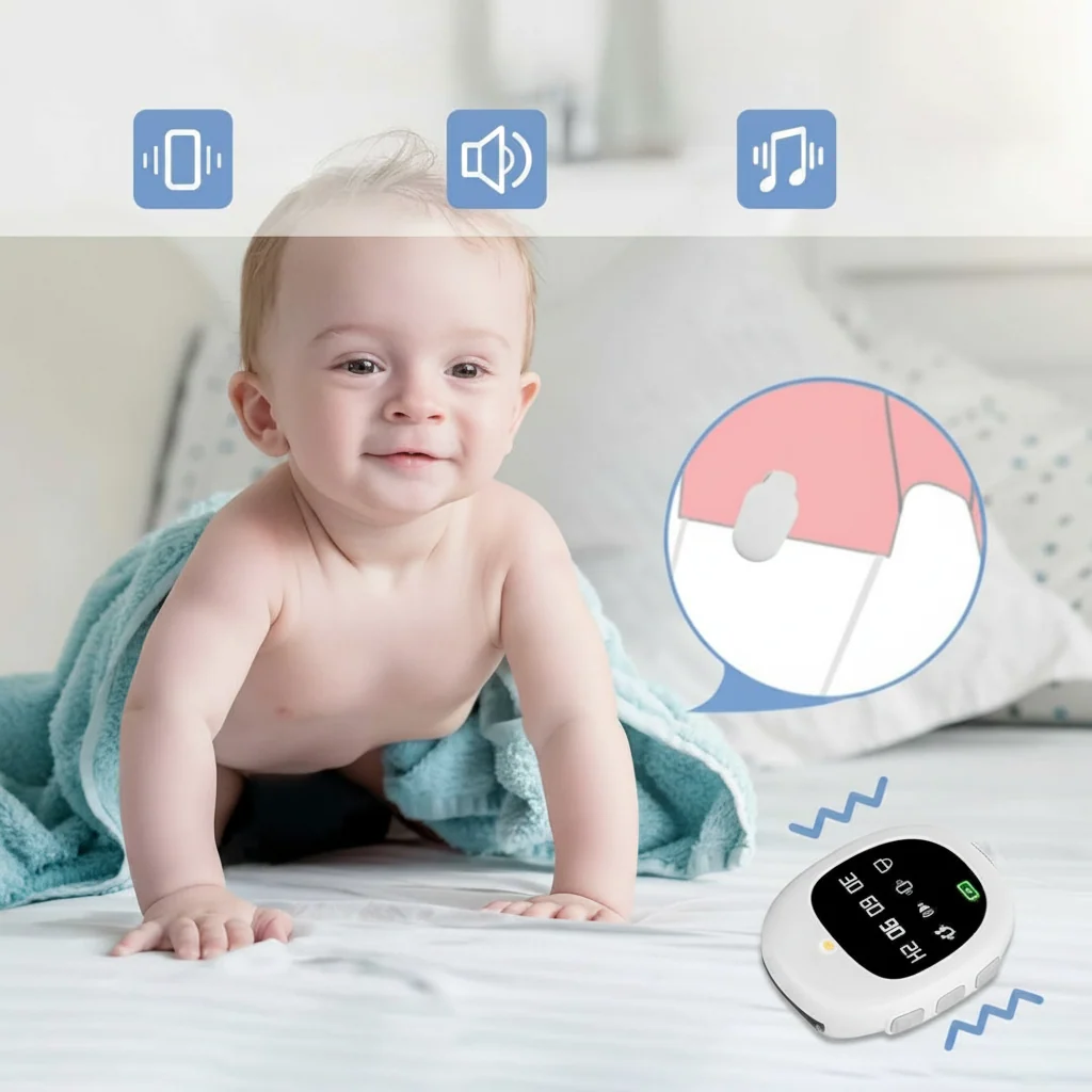 Vibrating Wireless Bedwetting Alarm for Potty Training