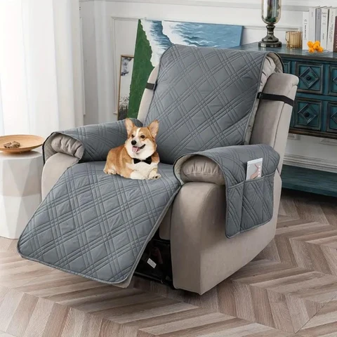 Waterproof Recliner Cover with Quilted Texture