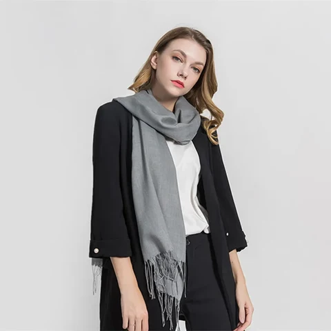 Winter scarf wrap shawl styling