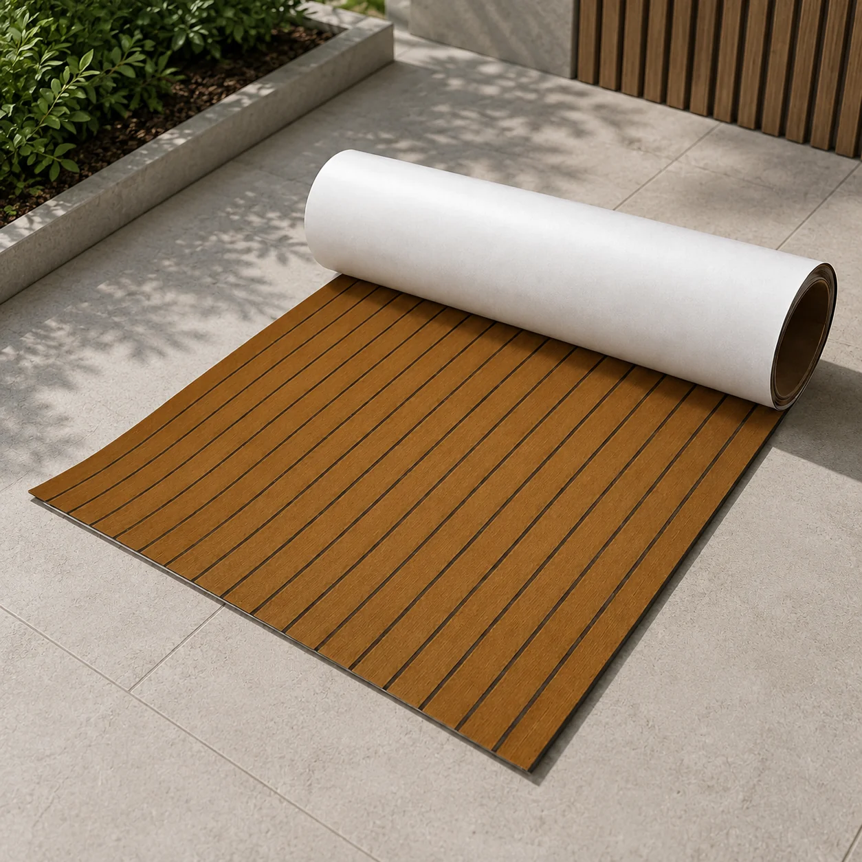 Peel-and-Stick 3D Wood-Look Wall Panels